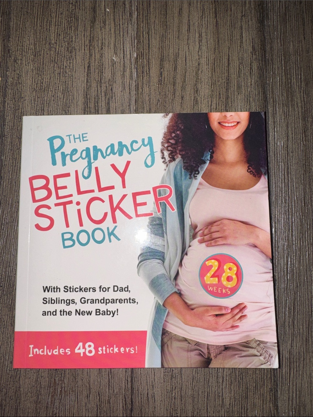The Pregnancy Belly Sticker Book Includes 48 Stickers Mom and Baby Milestones